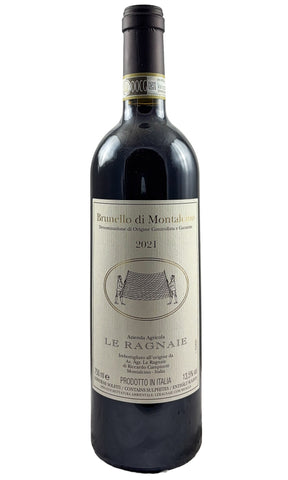 Bottle of Le Ragnaie, Brunello di Montalcino , 2021 - Red Wine - Flatiron Wines & Spirits - New York