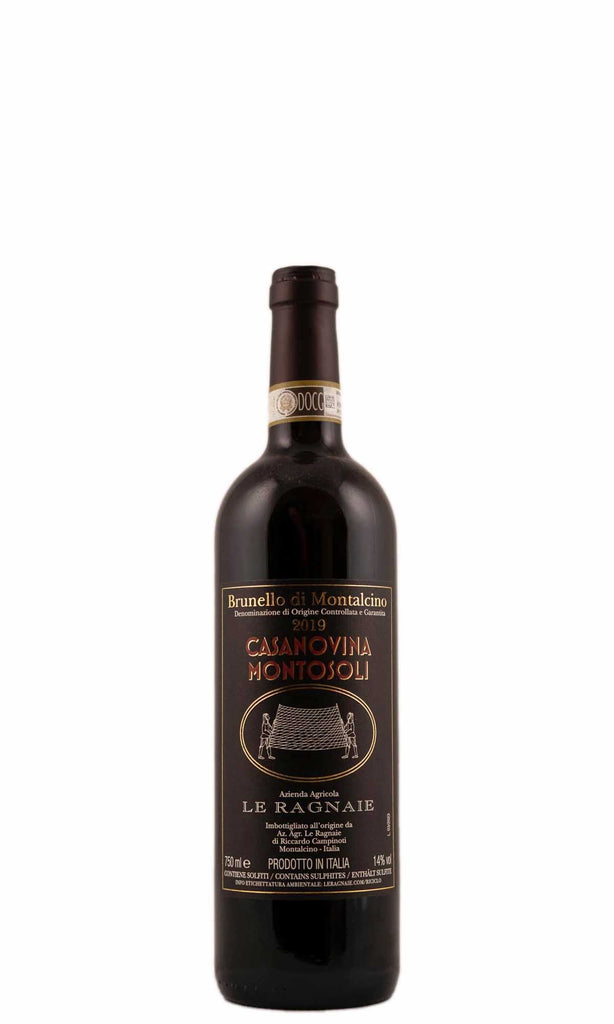 Bottle of Le Ragnaie, Brunello di Montalcino "Casanovina Montosoli" , 2019 - Red Wine - Flatiron Wines & Spirits - New York