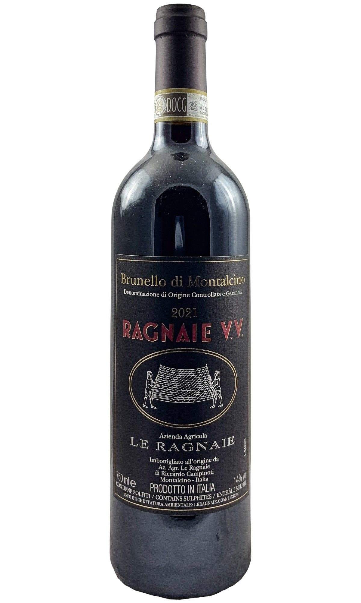 Bottle of Le Ragnaie, Brunello di Montalcino Ragnaie Vigna Vecchia, 2021 - Red Wine - Flatiron Wines & Spirits - New York