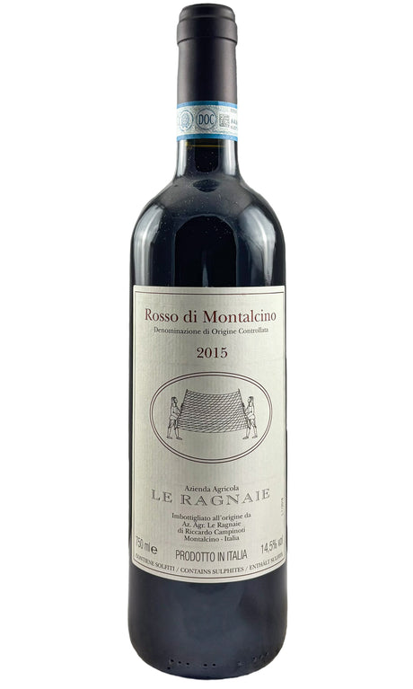 Bottle of Le Ragnaie, Rosso di Montalcino, 2015 - Red Wine - Flatiron Wines & Spirits - New York