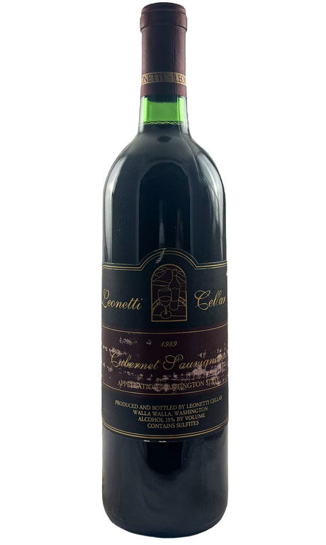Bottle of Leonetti Cellar, Cabernet Sauvignon, 1989 - Red Wine - Flatiron Wines & Spirits - New York