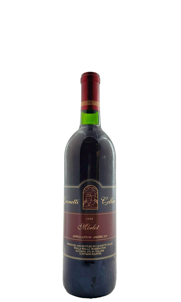 Bottle of Leonetti Cellar, Merlot Walla Walla Valley, 1996 - Red Wine - Flatiron Wines & Spirits - New York