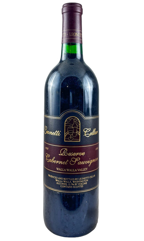Bottle of Leonetti Cellar, Reserve Cabernet Sauvignon, 1998 - - Flatiron Wines & Spirits - New York