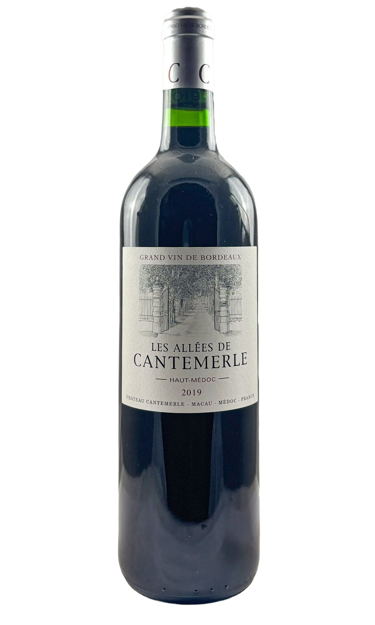 Bottle of Les Allees de Cantemerle, Haut Medoc Rouge, 2019 - Red Wine - Flatiron Wines & Spirits - New York