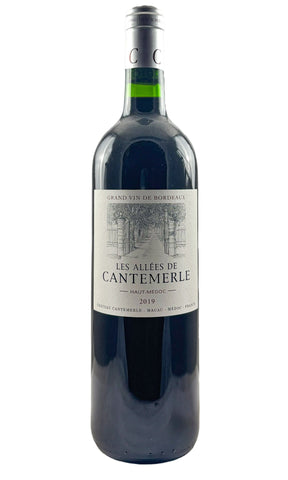 Bottle of Les Allees de Cantemerle, Haut Medoc Rouge, 2019 - Red Wine - Flatiron Wines & Spirits - New York