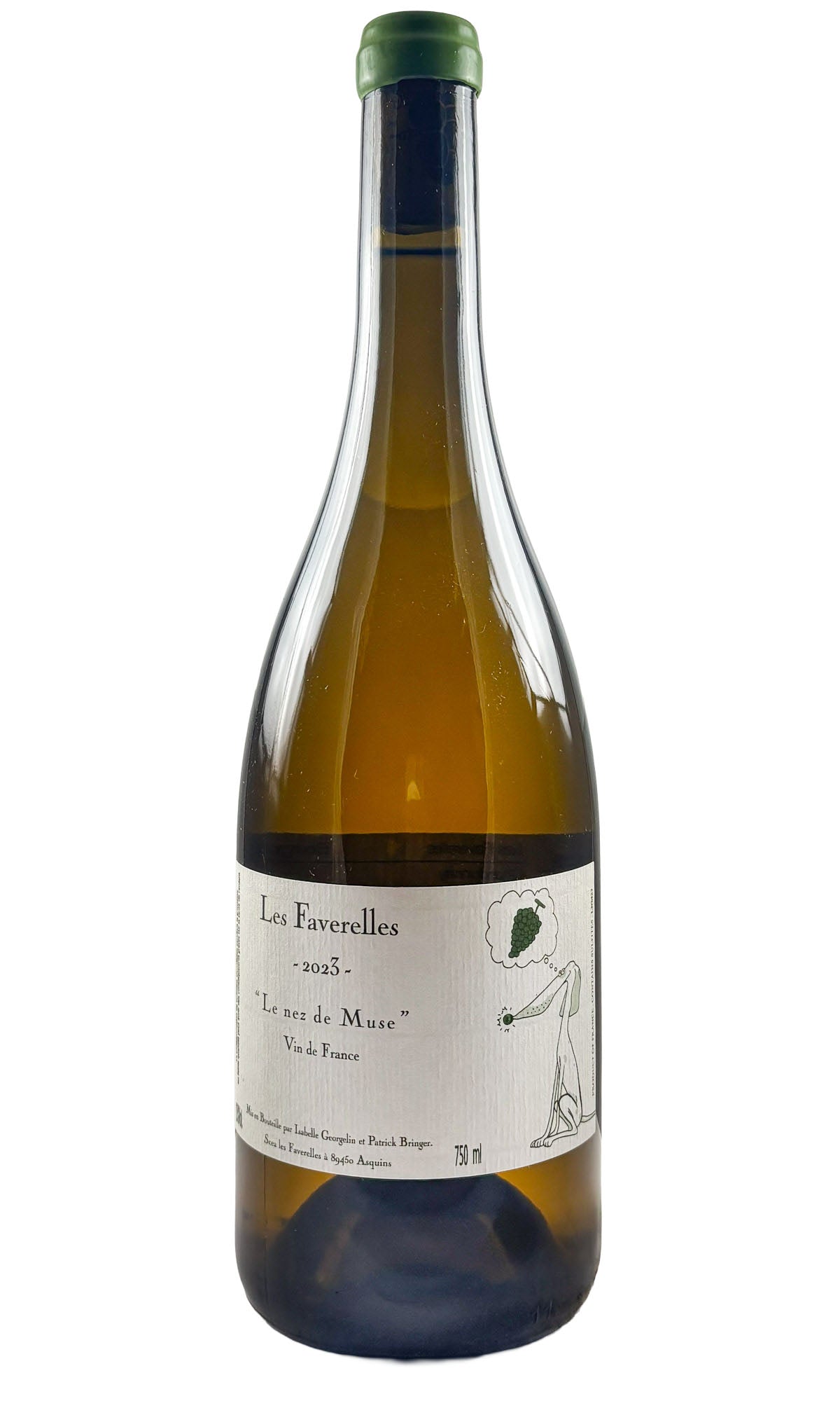 Bottle of Les Faverelles, Le Nez de Muse Vezelay White, 2023 - White Wine - Flatiron Wines & Spirits - New York