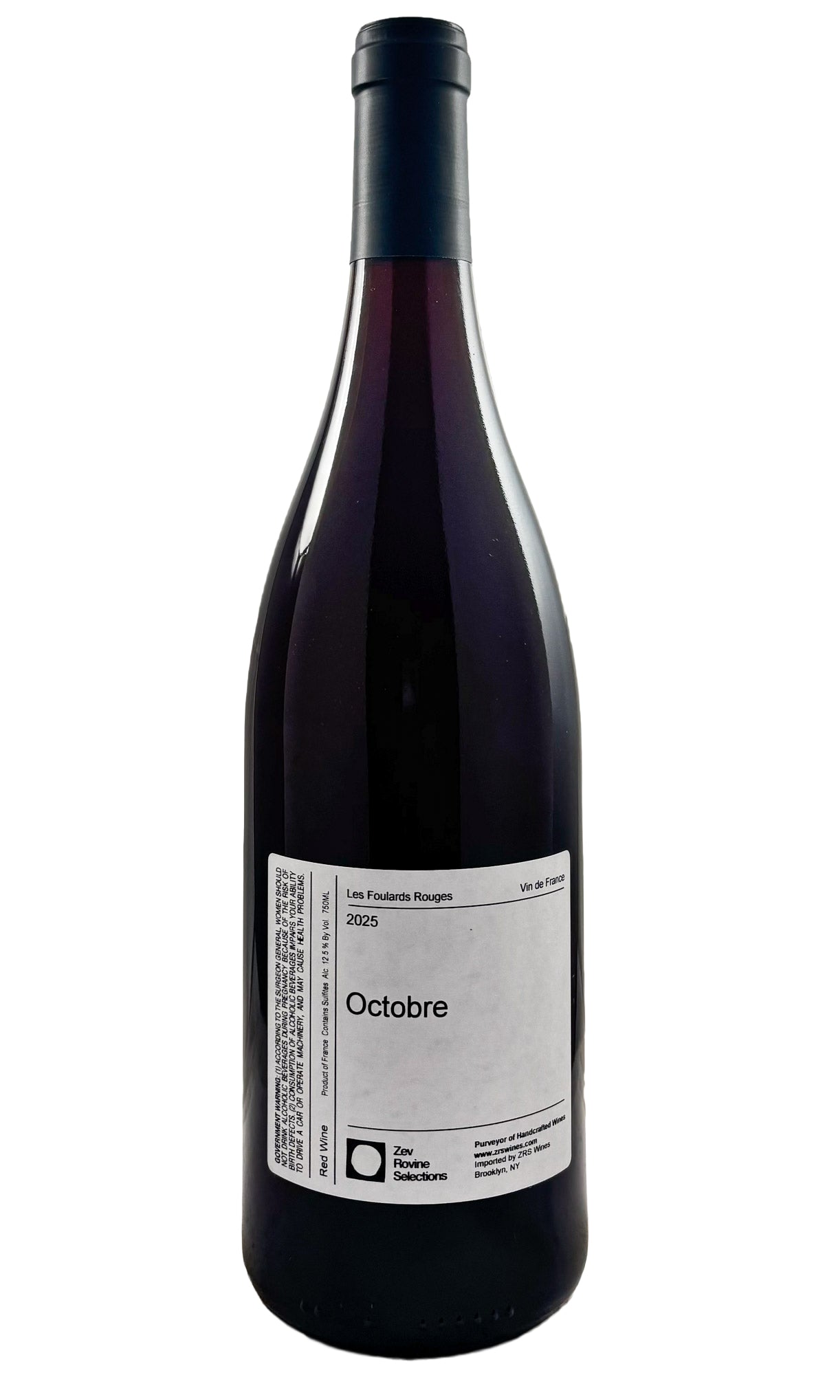 Bottle of Les Foulards Rouges, Octobre, 2025 - Red Wine - Flatiron Wines & Spirits - New York