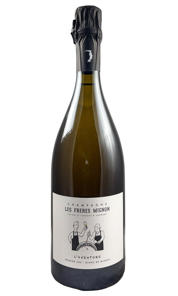 小物 BLANC. BM005 CHAMPAGNE Les Freres Mignon, Champagne 1er Cru L'Aventure Blanc de Blancs