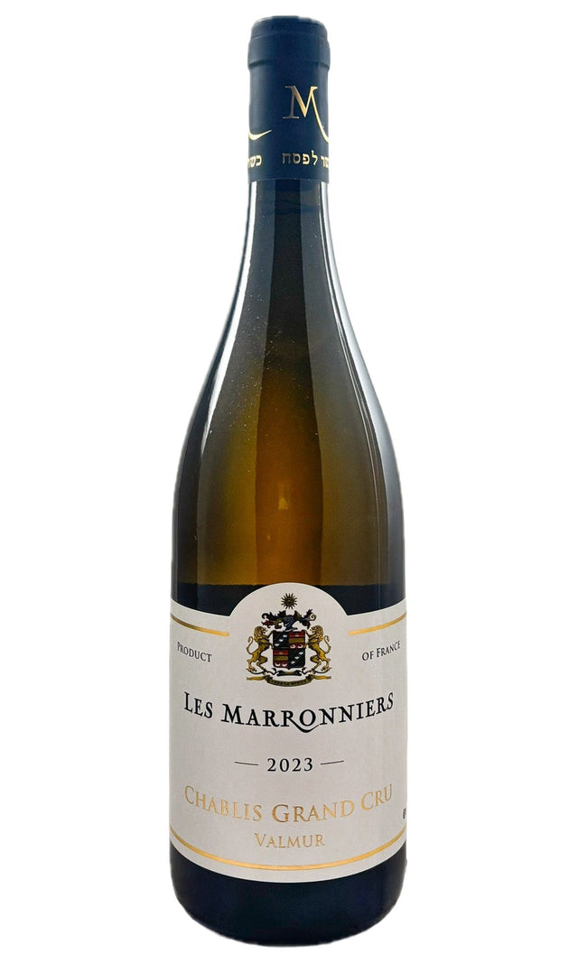 Bottle of Les Marronniers, Chablis Grand Cru Valmur, 2023 (Kosher) - White Wine - Flatiron Wines & Spirits - New York