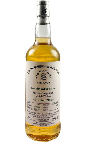 Linkwood (Signatory Vintage), Speyside Single Malt Scotch Whisky 7