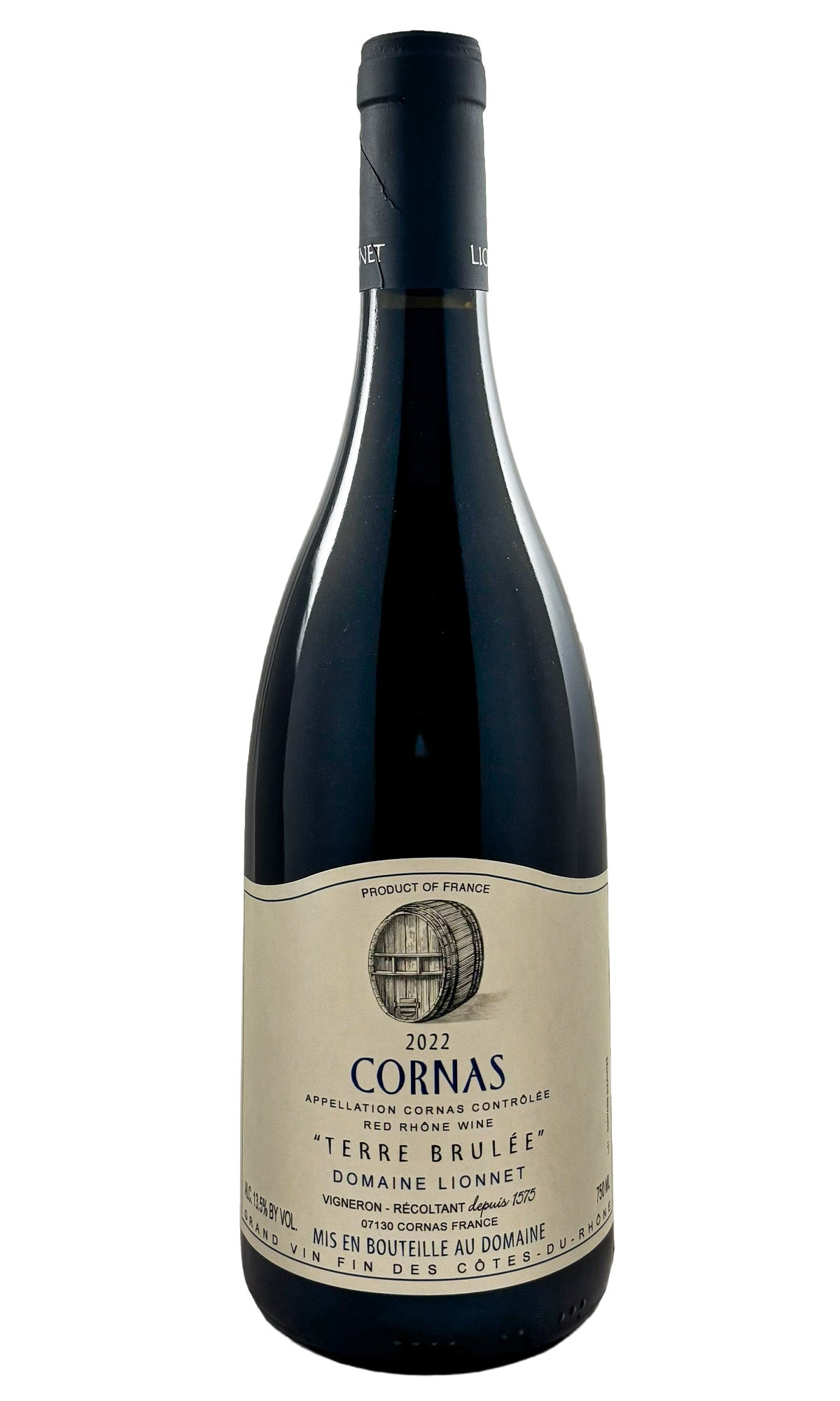 Bottle of Lionnet, Cornas Terre Brulee, 2022 - Red Wine - Flatiron Wines & Spirits - New York