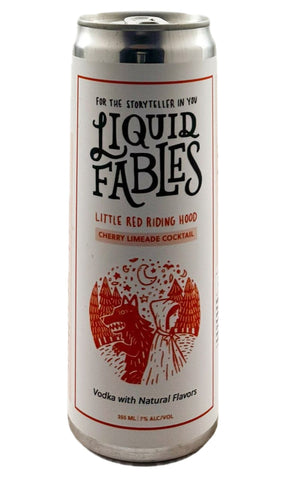 Bottle of Liquid Fables, Cherry-Limeade & Vodka Ready-to-Drink Cocktail, NV (355ml) - Spirit - Flatiron Wines & Spirits - New York