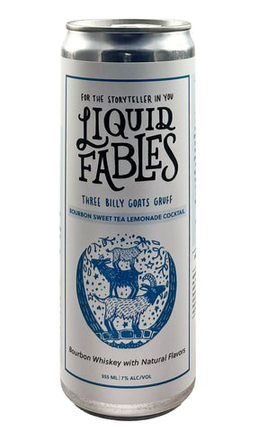 Bottle of Liquid Fables, Three Billy Goats Gruff (Bourbon, Lemonade, Black Tea) Ready-to-Drink Cocktail, NV (355ml) - Spirit - Flatiron Wines & Spirits - New York