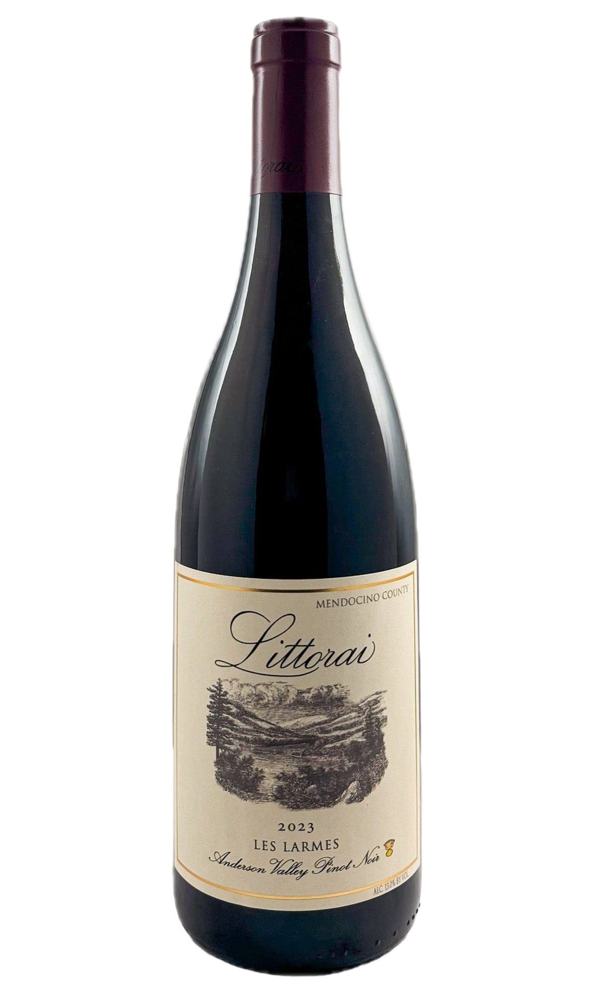 Bottle of Littorai, Pinot Noir Les Larmes Anderson Valley, 2023 - Red Wine - Flatiron Wines & Spirits - New York