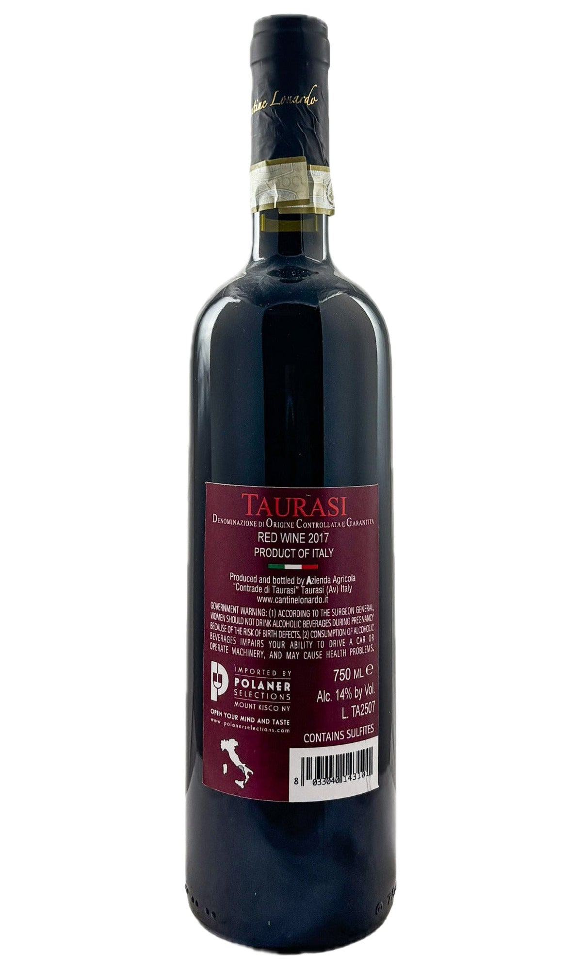 Lonardo, Taurasi Coste, 2018 – Flatiron Wines & Spirits NYC