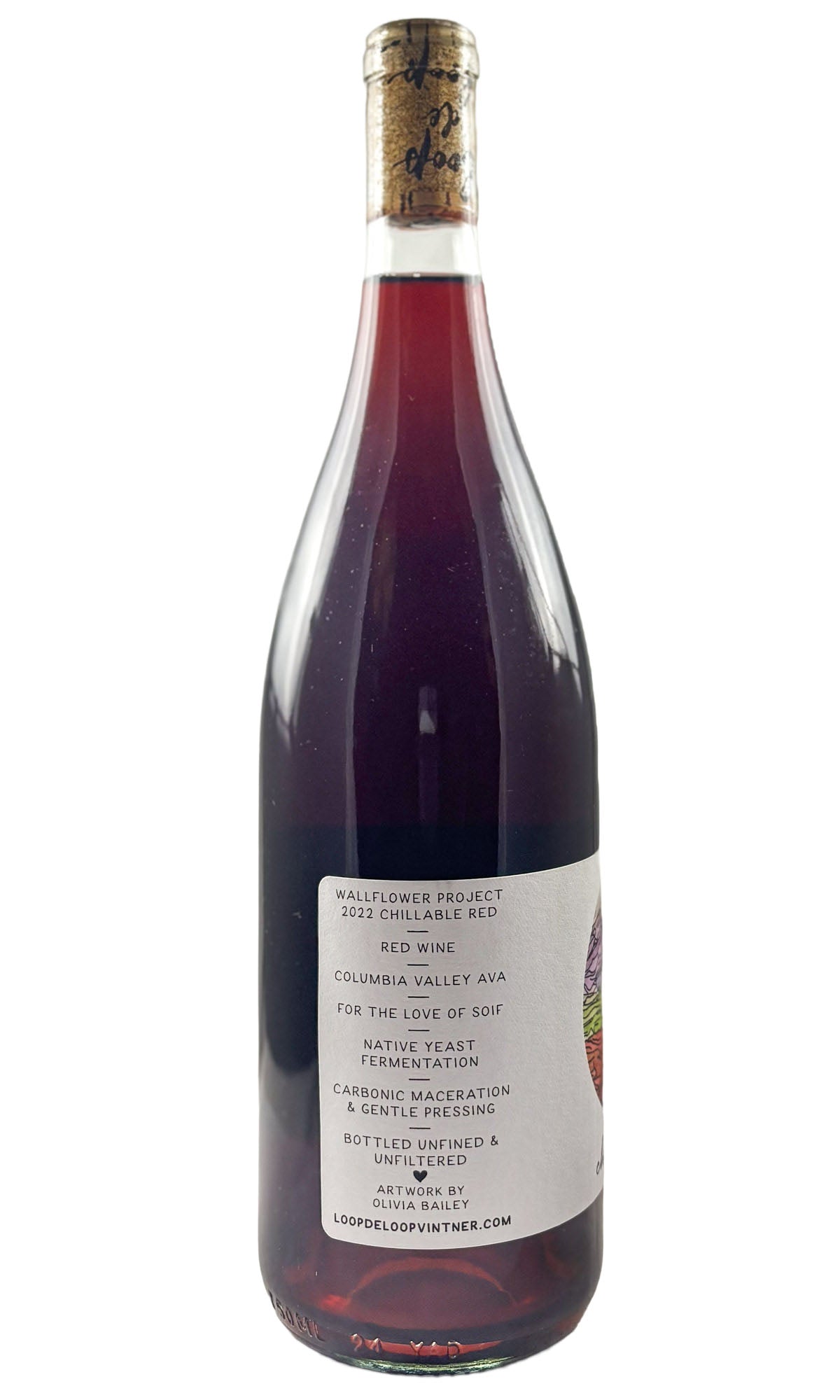 Bottle of Loop de Loop, Wallflower Project Chillable Red, 2022 - Red Wine - Flatiron Wines & Spirits - New York