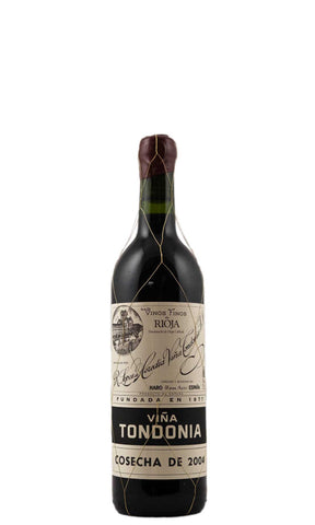 Bottle of Lopez de Heredia, Rioja Gran Reserva 'Tondonia', 2004 [DO NOT SELL] - Red Wine - Flatiron Wines & Spirits - New York