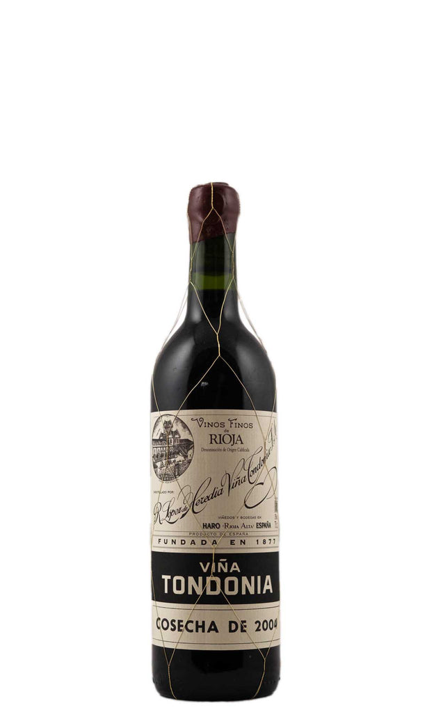 Bottle of Lopez de Heredia, Rioja Gran Reserva 'Tondonia', 2004 [DO NOT SELL] - Red Wine - Flatiron Wines & Spirits - New York