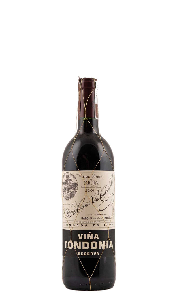 Bottle of Lopez de Heredia, Rioja Reserva 'Tondonia', 2001 - Red Wine - Flatiron Wines & Spirits - New York