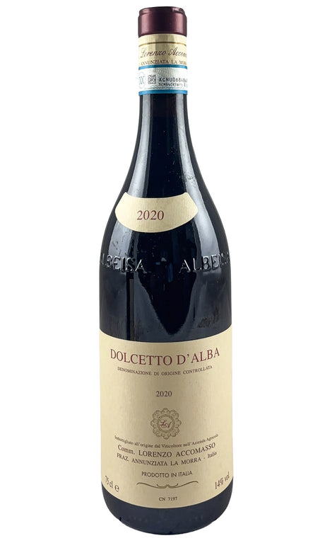 Bottle of Lorenzo Accomasso, Dolcetto d'Alba, 2020 - Red Wine - Flatiron Wines & Spirits - New York