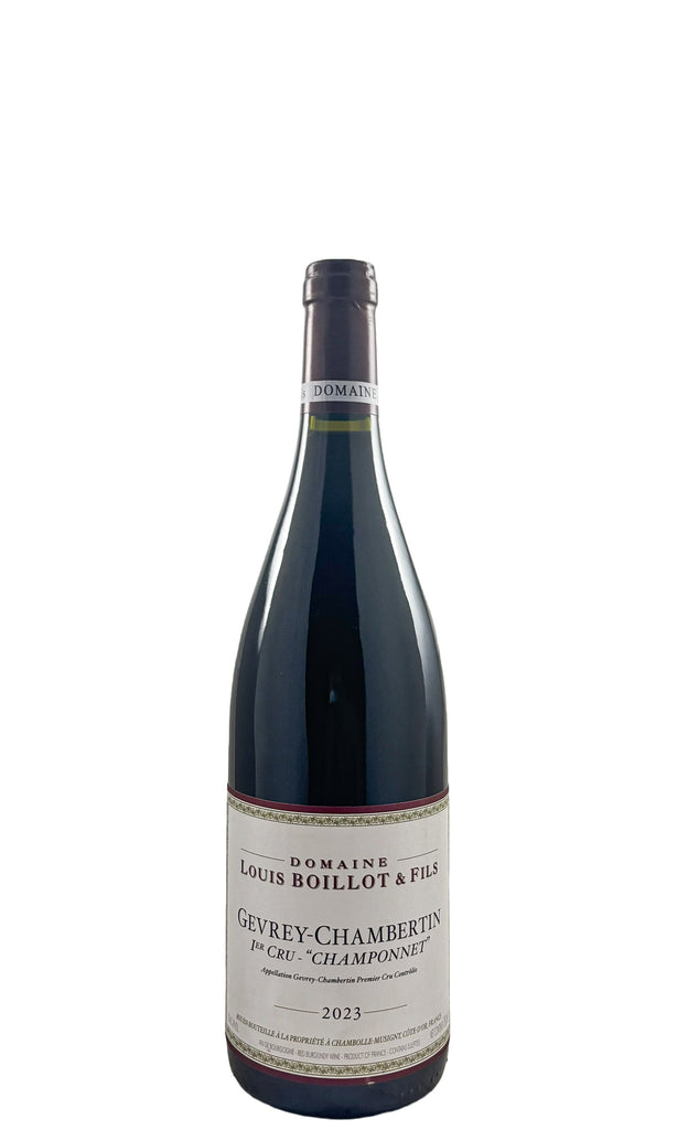 Bottle of Louis Boillot, Gevrey Chambertin 1er Cru Champonnet, 2023 - Red Wine - Flatiron Wines & Spirits - New York