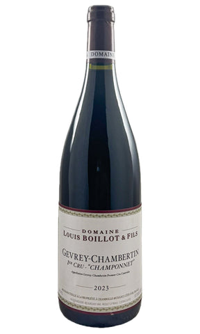 Bottle of Louis Boillot, Gevrey Chambertin 1er Cru Champonnet, 2023 - Red Wine - Flatiron Wines & Spirits - New York