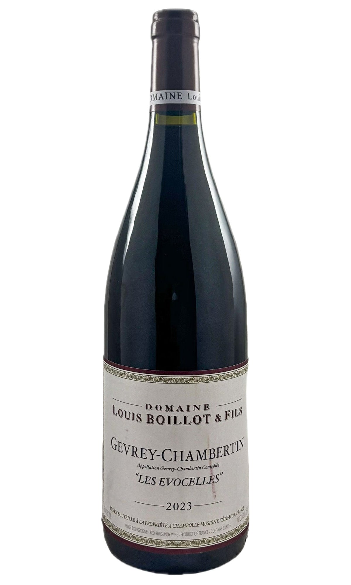 Bottle of Louis Boillot, Gevrey-Chambertin Les Evocelles, 2023 - Red Wine - Flatiron Wines & Spirits - New York