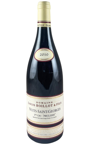 Bottle of Louis Boillot, Nuits-Saints-Georges 1er Cru Les Pruliers, 2010 - Red Wine - Flatiron Wines & Spirits - New York