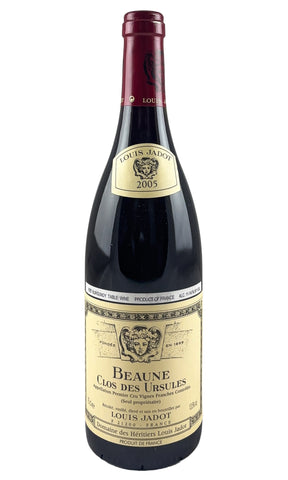 Bottle of Louis Jadot, Beaune 1er Clos des Ursules, 2005 - Red Wine - Flatiron Wines & Spirits - New York