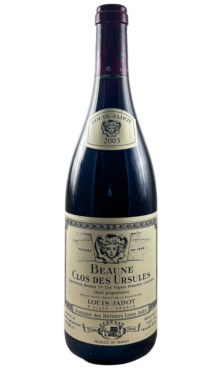 Bottle of Louis Jadot, Beaune 1er Cru Clos des Ursules, 2003 - Red Wine - Flatiron Wines & Spirits - New York