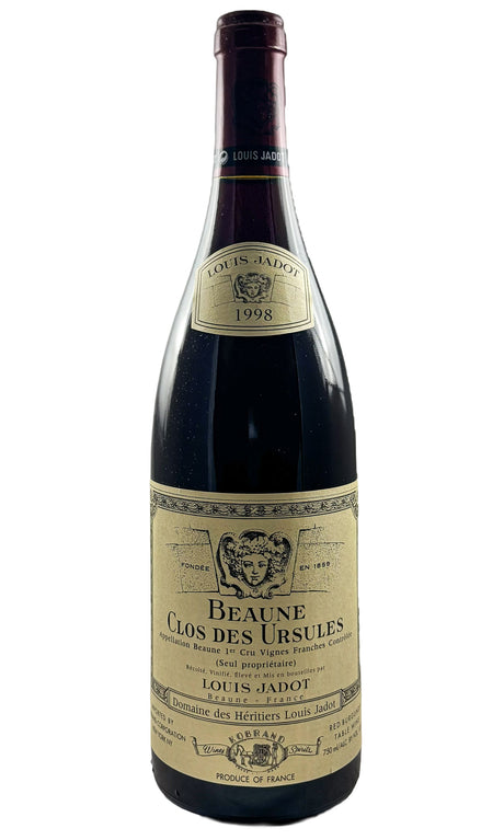 Bottle of Louis Jadot, Beaune 1er Cru Clos des Ursules Monopole, 1998 - Red Wine - Flatiron Wines & Spirits - New York