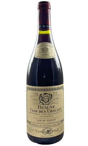 Bottle of Louis Jadot, Beaune 1er Cru Clos des Ursules Monopole, 1999 - Red Wine - Flatiron Wines & Spirits - New York