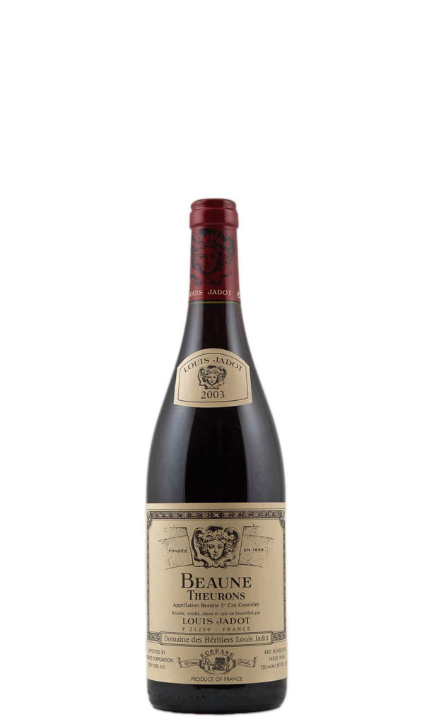 Bottle of Louis Jadot, Beaune 1er Cru Theurons, 2003 - red - Flatiron Wines & Spirits - New York