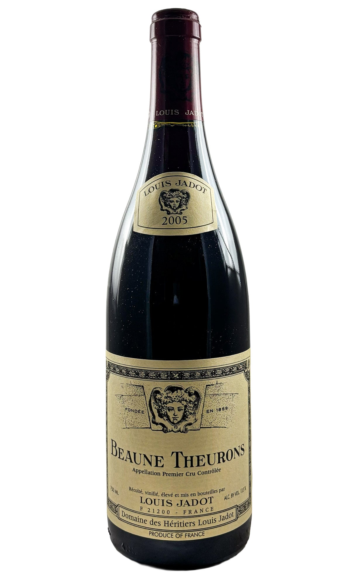 Bottle of Louis Jadot, Beaune 1er Cru Theurons, 2005 - Red Wine - Flatiron Wines & Spirits - New York