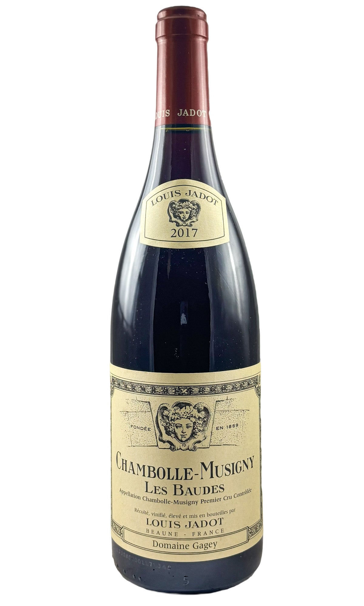 Bottle of Louis Jadot, Chambolle-Musigny 1er Cru Les Baudes, 2017 - Red Wine - Flatiron Wines & Spirits - New York