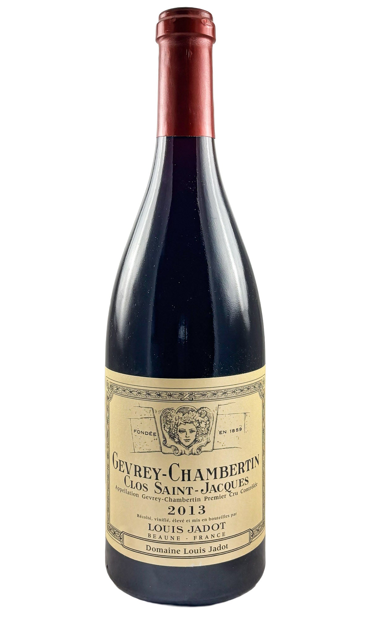Bottle of Louis Jadot, Gevrey-Chambertin 1er Cru Clos Saint-Jacques, 2013 - Red Wine - Flatiron Wines & Spirits - New York
