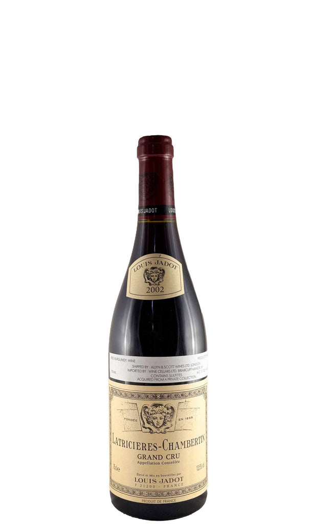 Bottle of Louis Jadot, Latricieres Chambertin Grand Cru, 2002 - Red Wine - Flatiron Wines & Spirits - New York