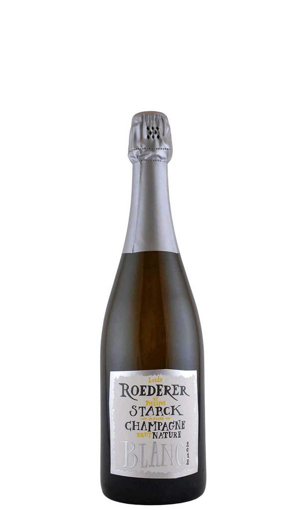 Bottle of Louis Roederer, Champagne Brut Nature (Philippe Starck Label), 2015 - Sparkling Wine - Flatiron Wines & Spirits - New York