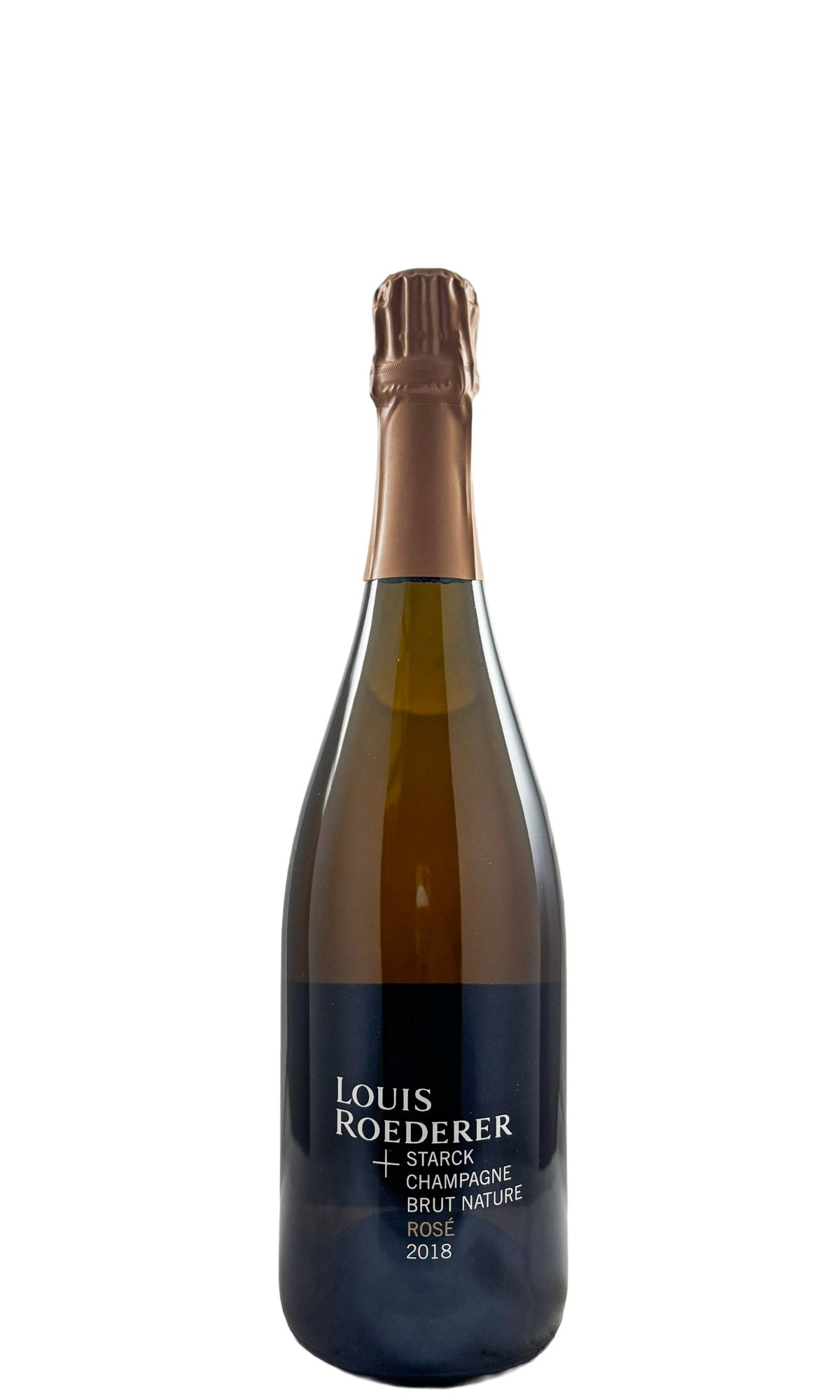 Louis Roederer, Champagne Brut Nature Rose (Philippe Starck Label