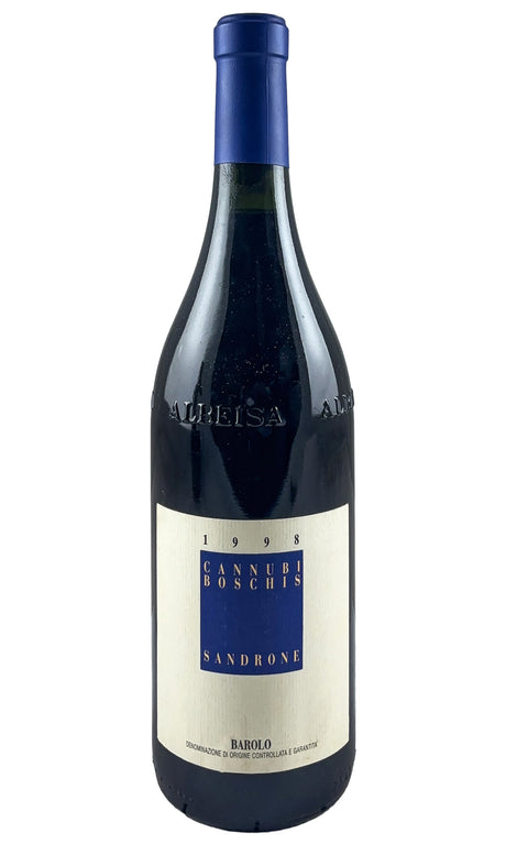 Bottle of Luciano Sandrone, Barolo Cannubi Boschi, 1998 - Red Wine - Flatiron Wines & Spirits - New York