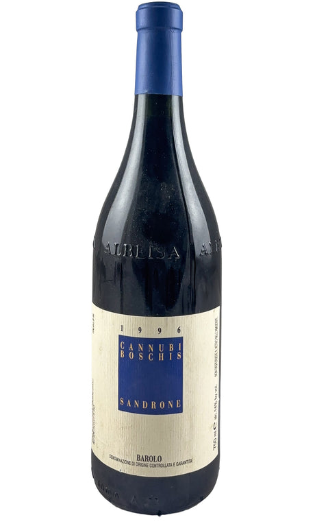 Bottle of Luciano Sandrone, Barolo Cannubi Boschis, 1996 - Red Wine - Flatiron Wines & Spirits - New York