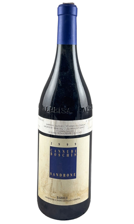 Bottle of Luciano Sandrone, Barolo Cannubi Boschis, 1999 - Red Wine - Flatiron Wines & Spirits - New York