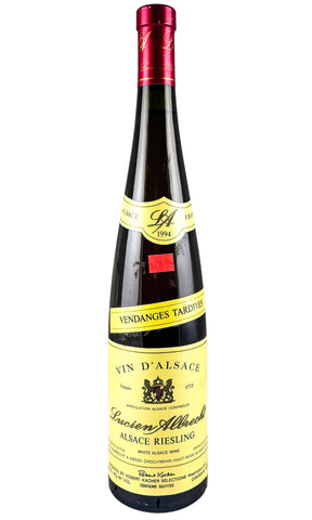 Bottle of Lucien Albrecht, Riesling Vendange Tardive, 1994 - White Wine - Flatiron Wines & Spirits - New York