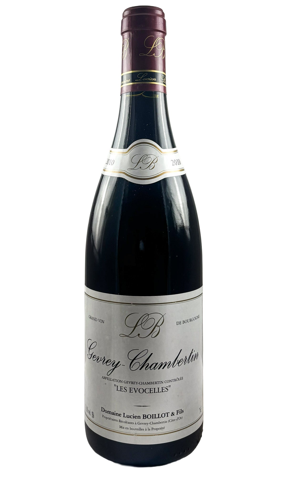 Bottle of Lucien Boillot, Gevrey-Chambertin Les Evocelles, 2010 - Red Wine - Flatiron Wines & Spirits - New York