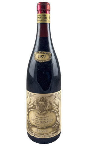 Bottle of Luigi Einaudi, Barolo, 1971 - Red Wine - Flatiron Wines & Spirits - New York