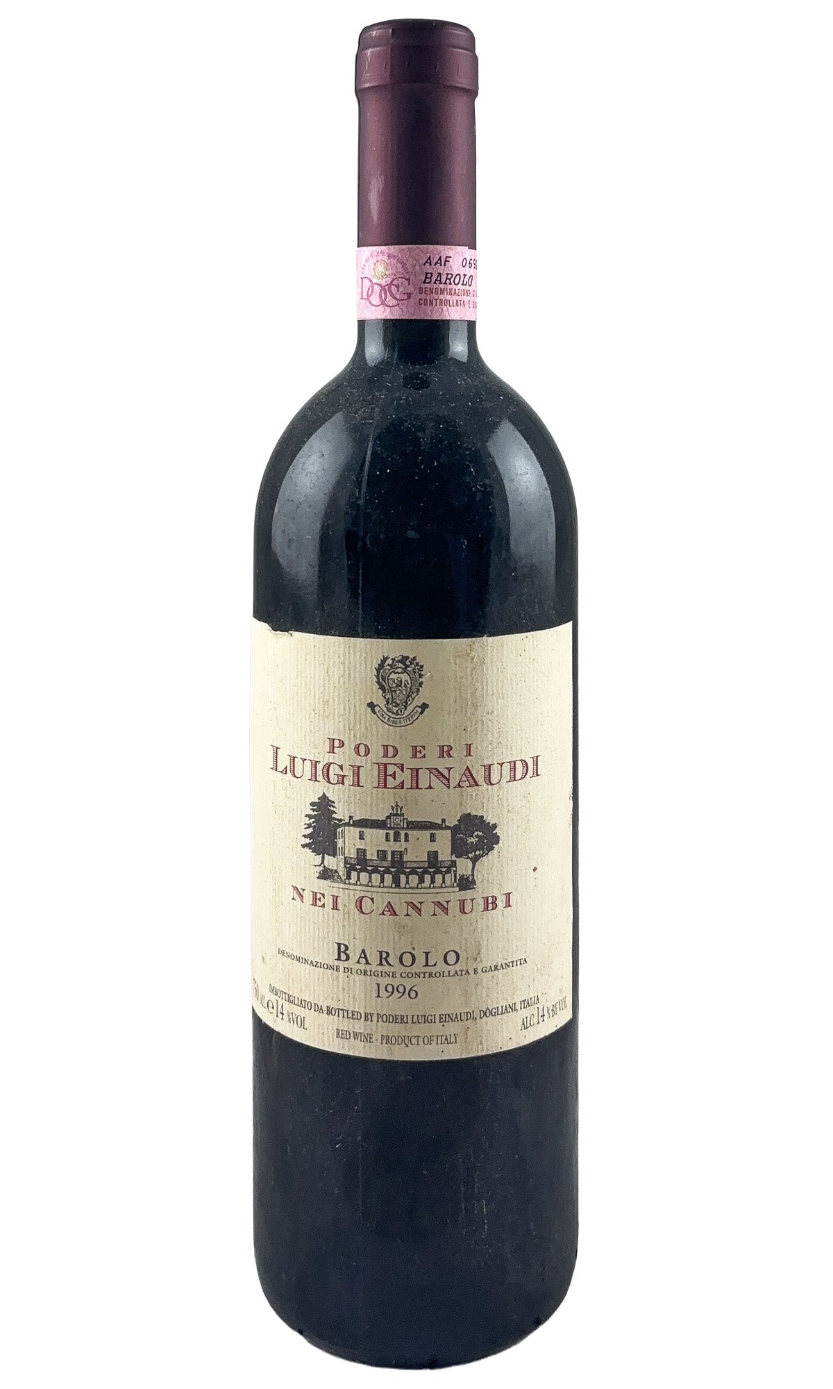 Bottle of Luigi Einaudi, Barolo Cannubi, 1996 - Red Wine - Flatiron Wines & Spirits - New York
