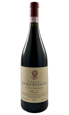 Bottle of Luigi Einaudi, Barolo Costa Grimaldi, 2004 - Red Wine - Flatiron Wines & Spirits - New York