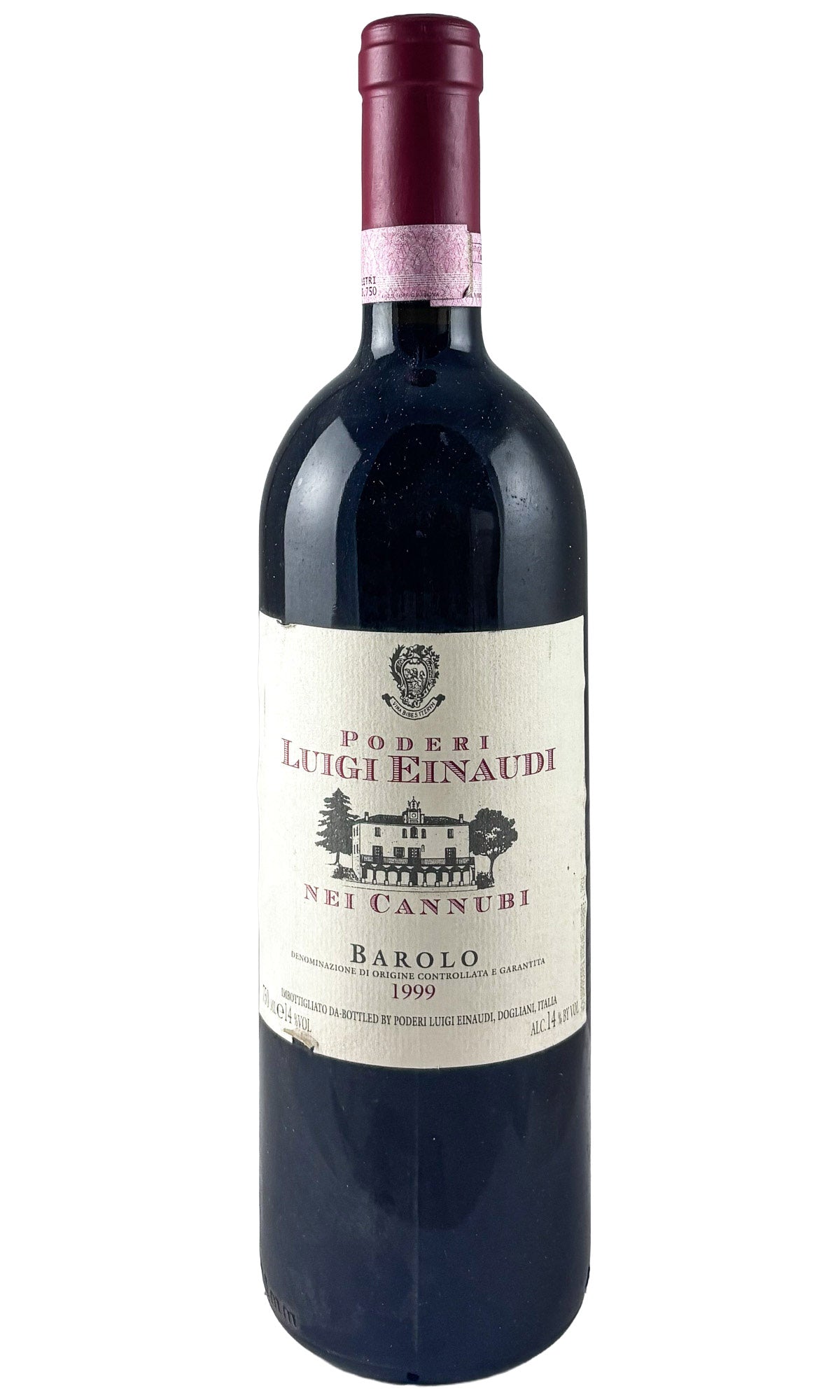 Bottle of Luigi Einaudi, Barolo Nei Cannubi, 1999 - Red Wine - Flatiron Wines & Spirits - New York