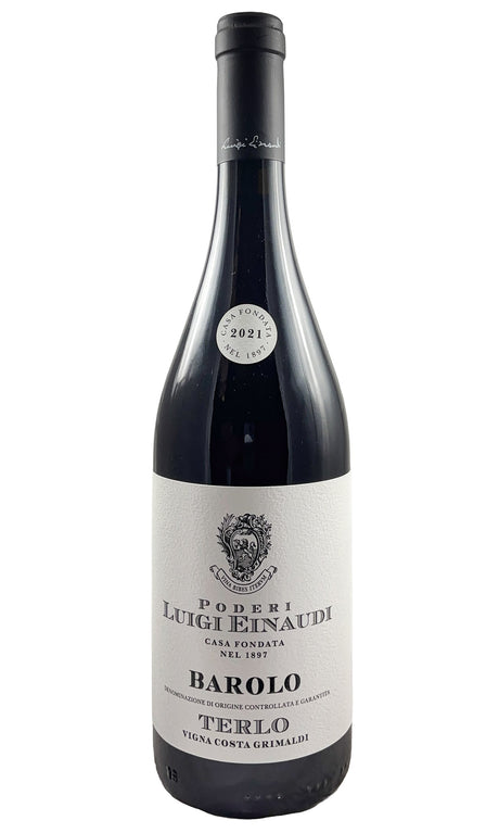Bottle of Luigi Einaudi, Barolo Terlo, 2021 - Red Wine - Flatiron Wines & Spirits - New York