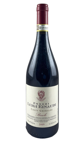 Bottle of Luigi Einaudi, Barolo Vigna Costa Grimaldi, 2009 - Red Wine - Flatiron Wines & Spirits - New York